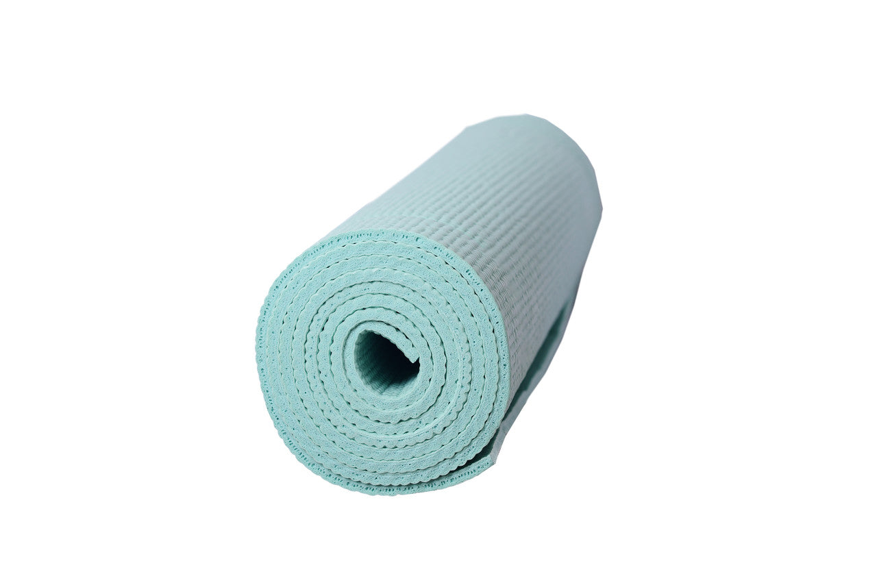 Килимок для йоги та фітнесу PowerPlay 4010 PVC Yoga Mat М'ятний (173x61x0.6)