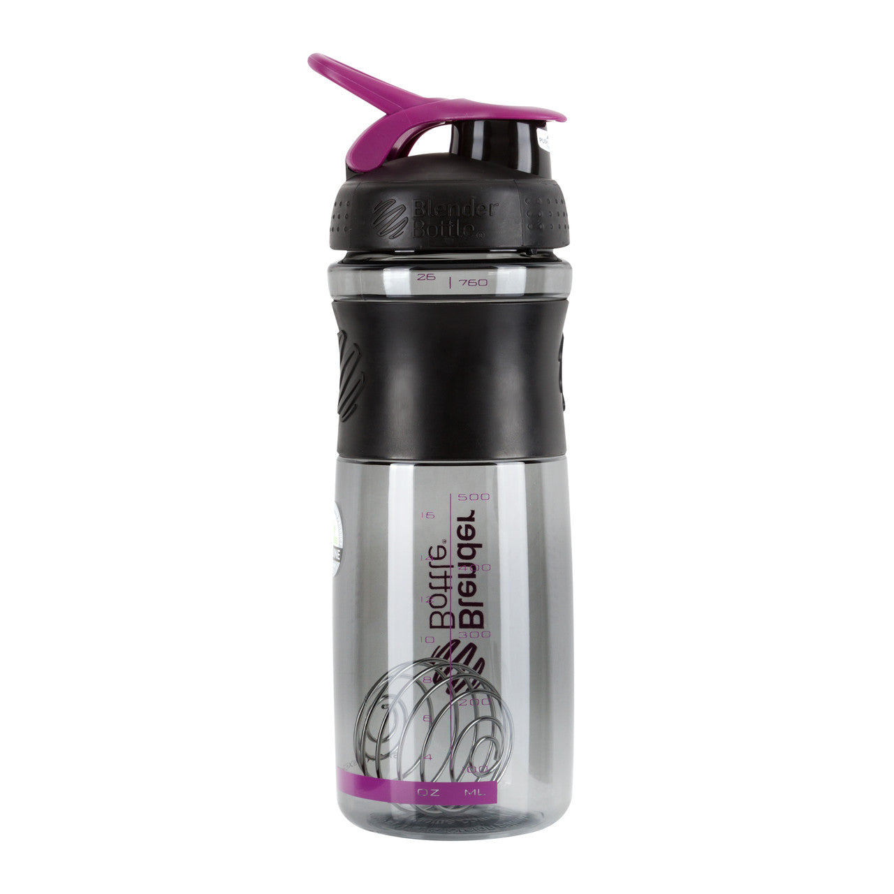 Шейкер спортивний (пляшка) BlenderBottle SportMixer Flip 28oz/820ml Black/Plum