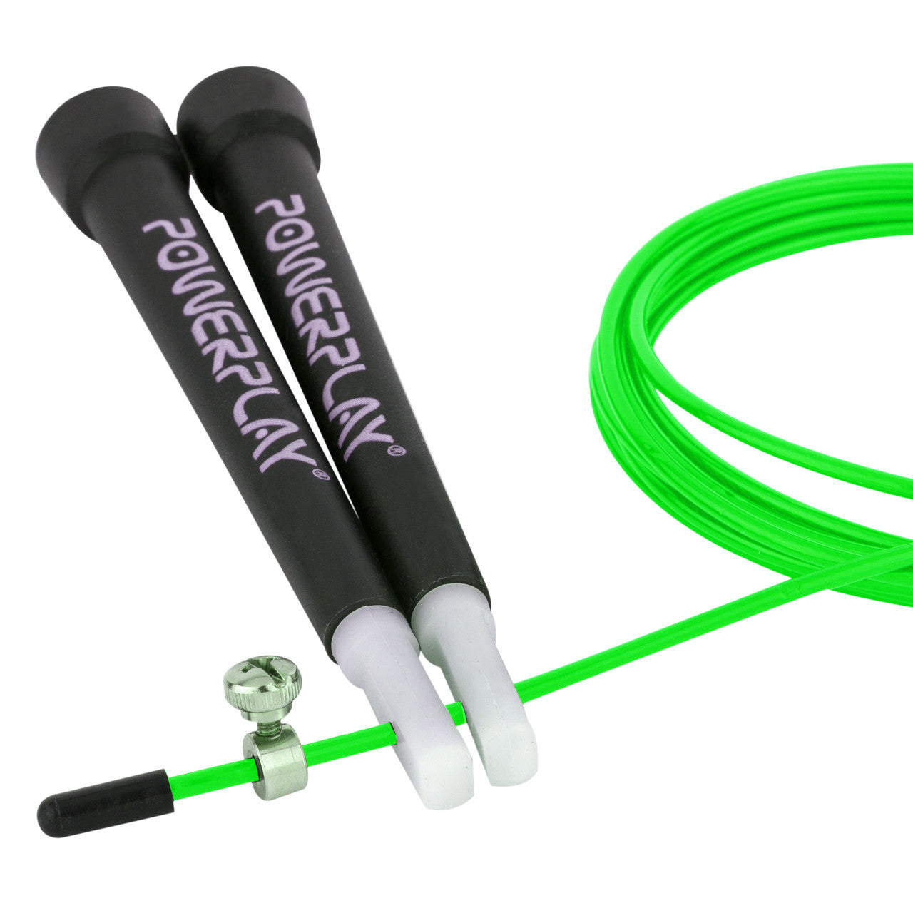 Скакалка швидкісна PowerPlay 4202 Ultra Speed Rope Зелена (2,9m.)