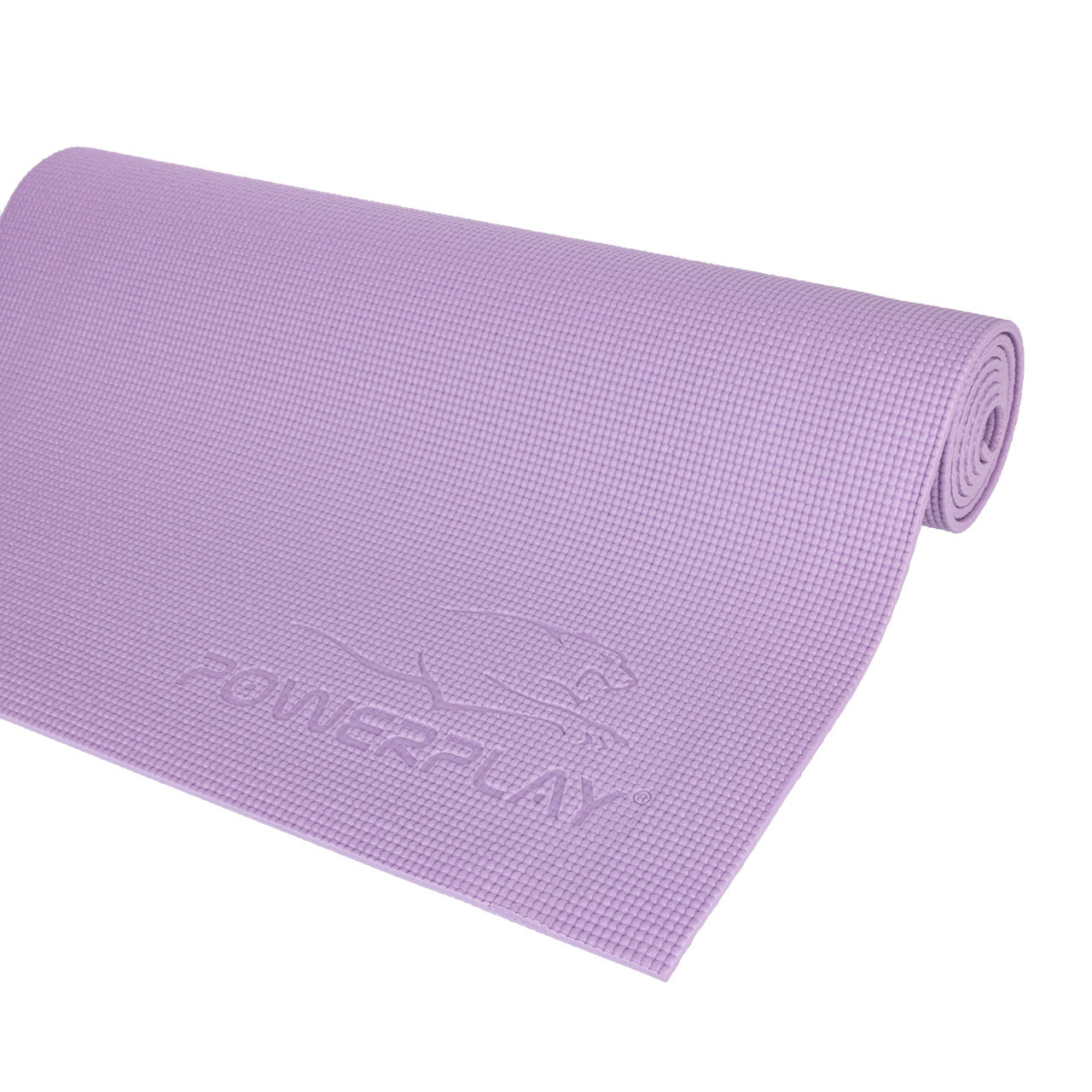 Килимок для йоги та фітнесу PowerPlay 4010 PVC Yoga Mat Лавандовий (173x61x0.6)