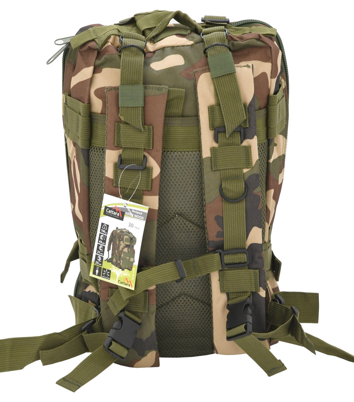 Рюкзак тактичний CATTARA 30L ARMY Wood 13862 Камуфляж