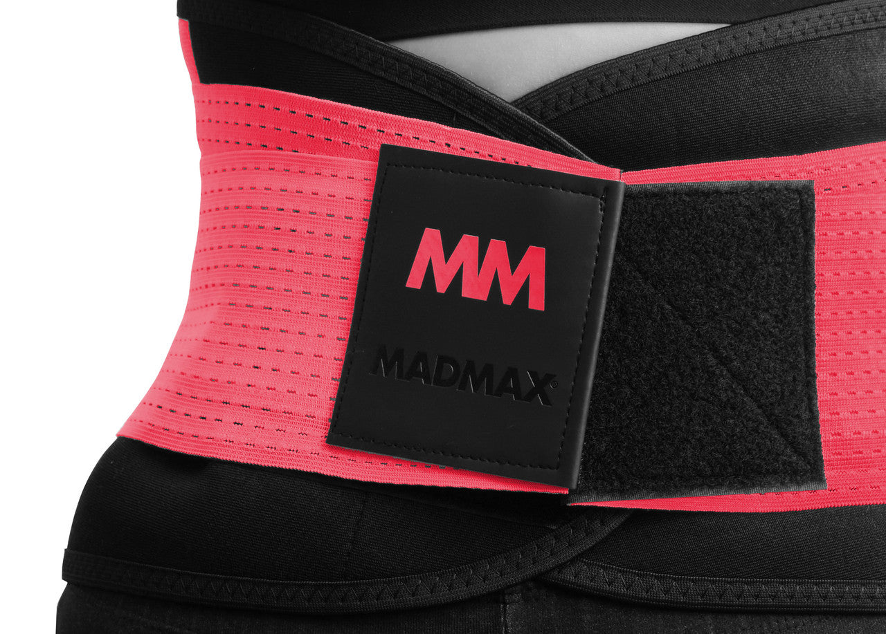 Пояс компресійний MadMax MFA-277 Slimming belt Black/rubine red M