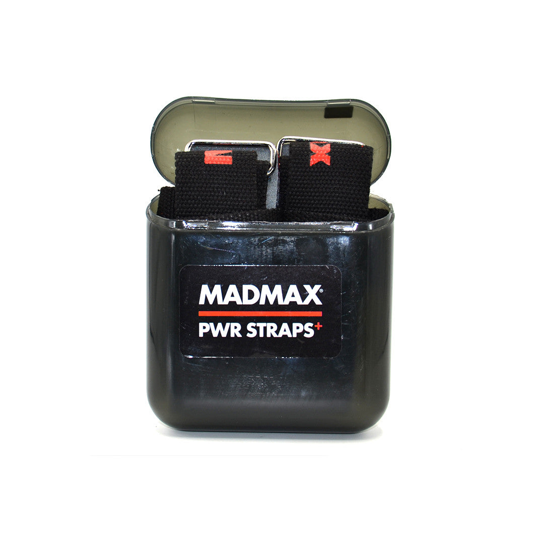 Лямки для тяги MadMax MFA-332 PWR Straps+  Black/Grey/Red