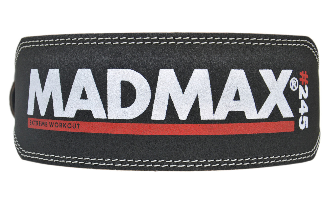 Пояс для важкої атлетики MadMax MFB-245 Full leather шкіряний Black XL