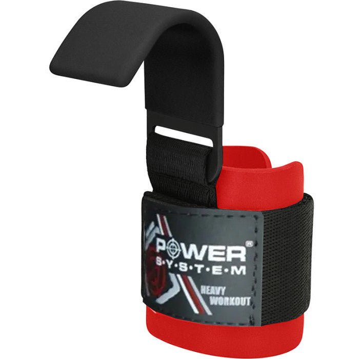 Гаки для тяги на зап'ястя Power System PS-3310 Hardcore Hooks Black/Red