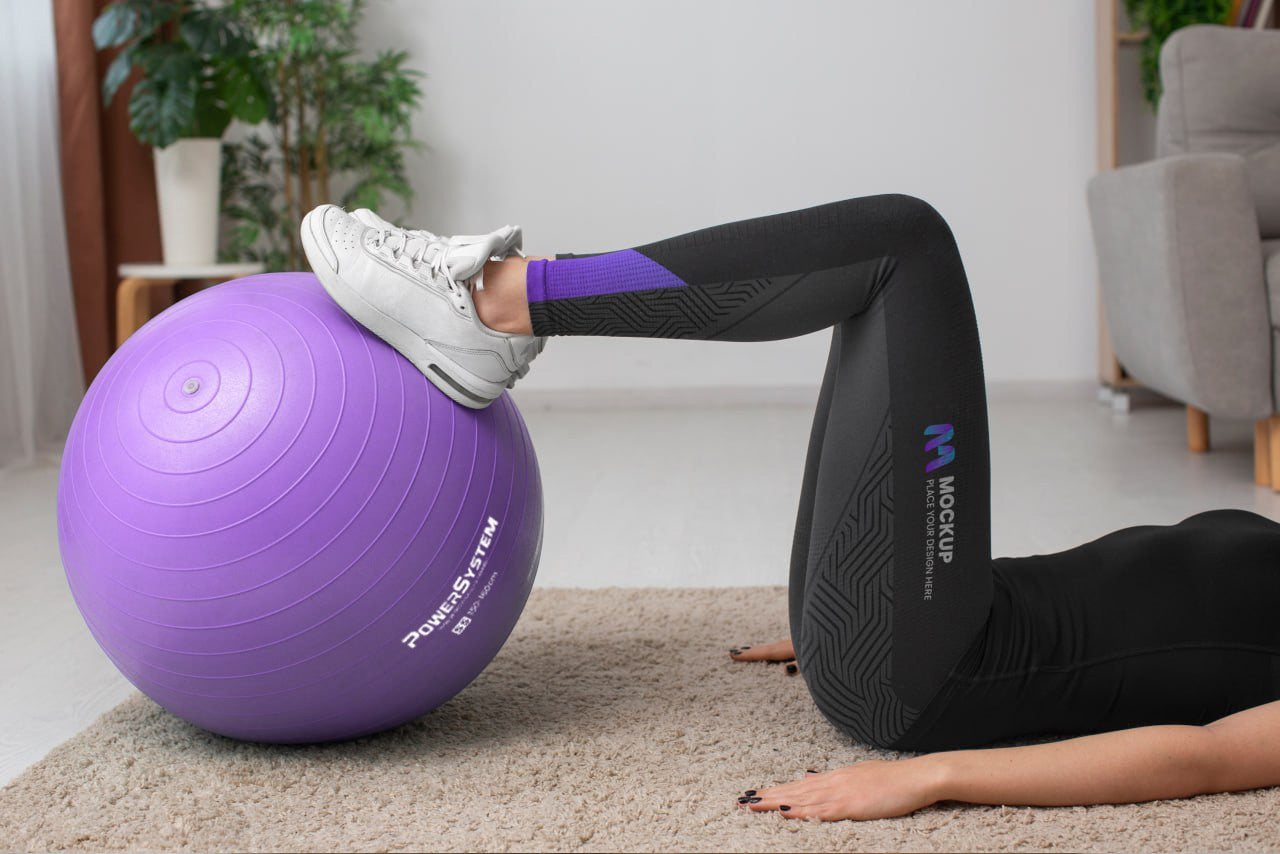 М'яч для фітнесу (фітбол) Power System PS-4012 Ø65 cm PRO Gymball Purple