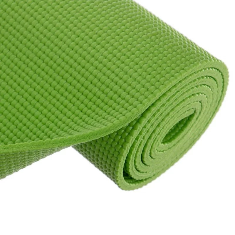 Килимок для йоги та фітнесу Power System PS-4014 PVC Fitness-Yoga Mat Green (173x61x0.6)