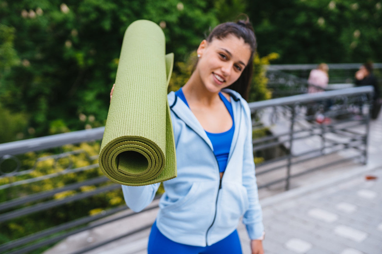 Килимок для йоги та фітнесу Power System PS-4014 PVC Fitness-Yoga Mat Green (173x61x0.6)