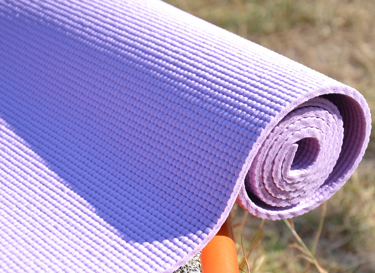 Килимок для йоги та фітнесу PowerPlay 4010 PVC Yoga Mat Лавандовий (173x61x0.6)