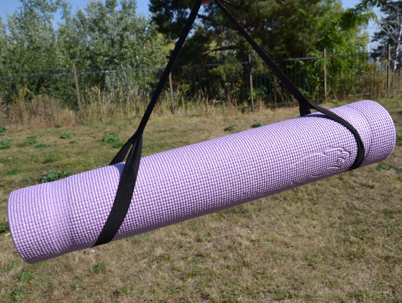 Килимок для йоги та фітнесу PowerPlay 4010 PVC Yoga Mat Лавандовий (173x61x0.6)