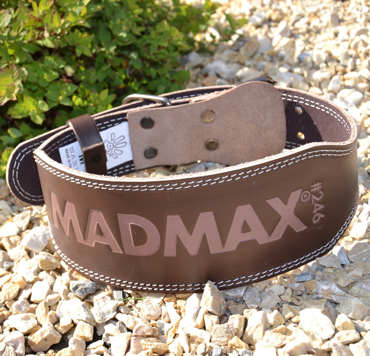 Пояс для важкої атлетики MadMax MFB-246 Full leather шкіряний Chocolate brown XL