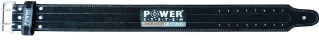 Пояс для пауерліфтингу Power System PS-3800  PowerLifting шкіряний Black M