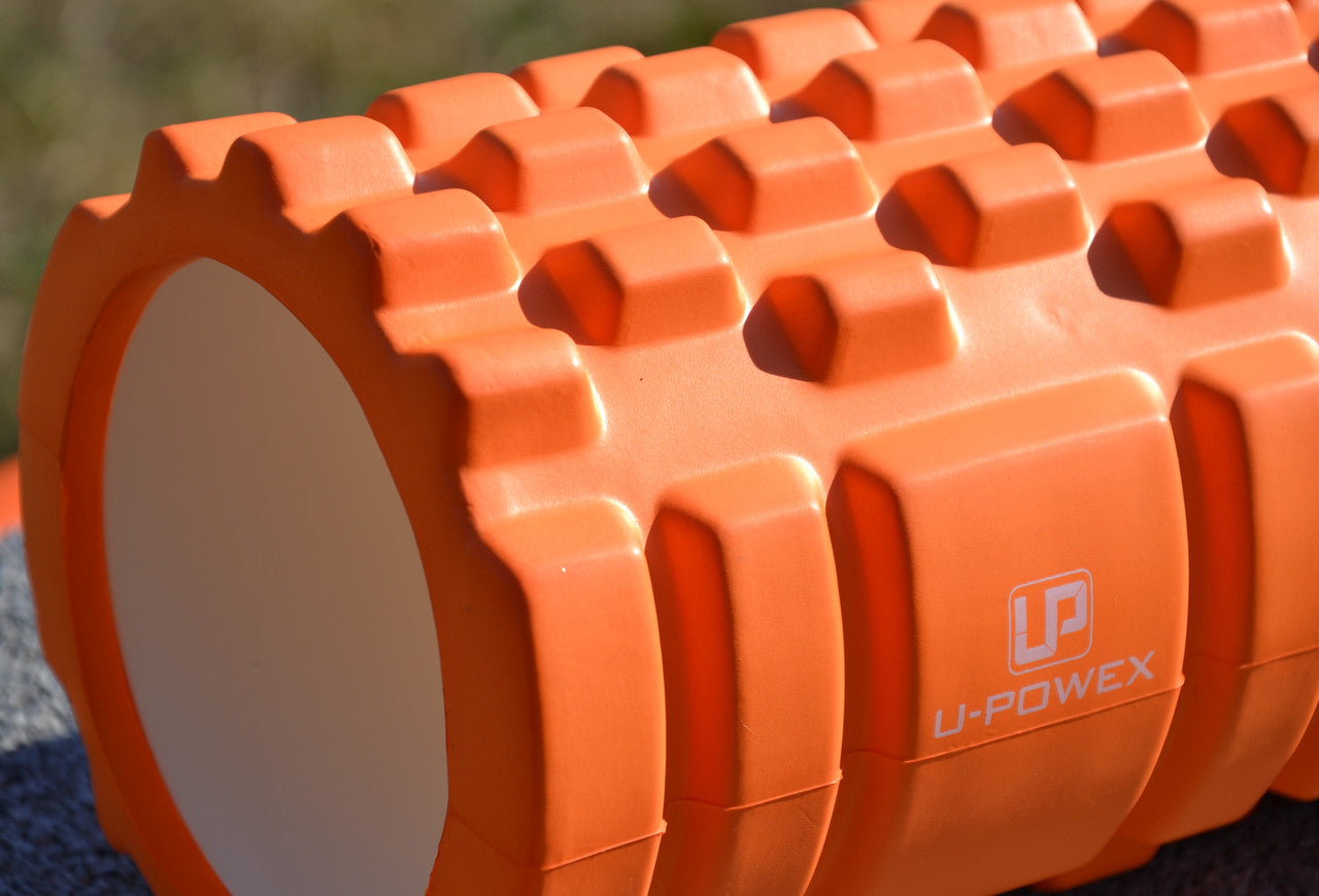 Масажний ролик (роллер) U-POWEX EVA foam roller (33x14см.) Orange