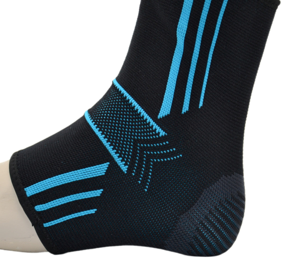 Бандажі на гомілкостоп Power System PS-6022 Ankle Support Evo Black/Blue (2шт.) L