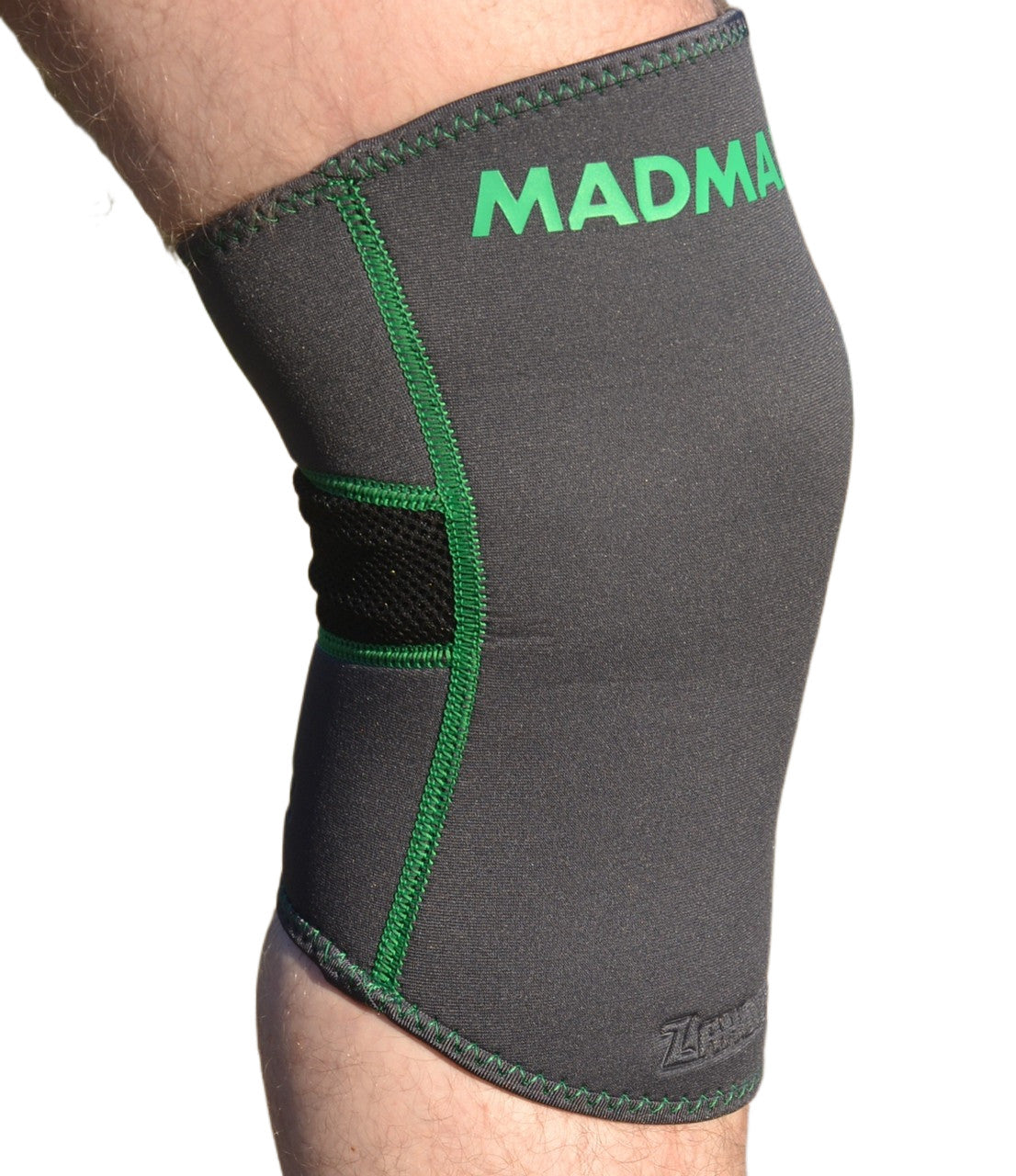 Наколінник MadMax MFA-294 Zahoprene Knee Support Dark Grey/Green (1шт.) L