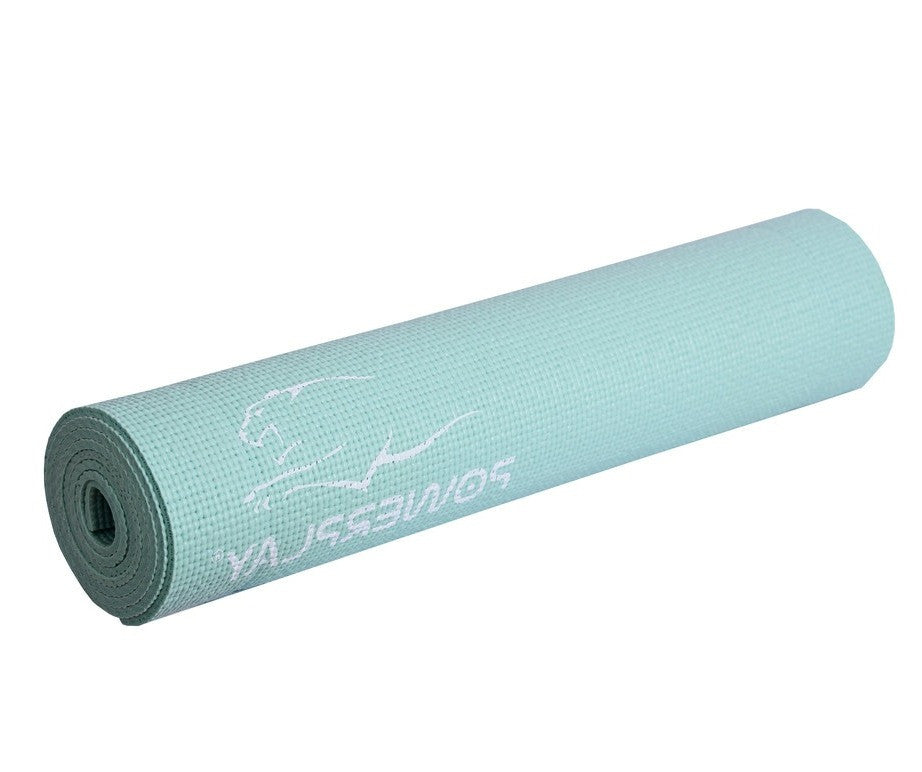 Килимок для йоги та фітнесу PowerPlay 4010 PVC Yoga Mat М'ятний (173x61x0.6)