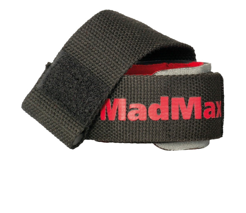 Лямки для тяги MadMax MFA-332 PWR Straps+  Black/Grey/Red