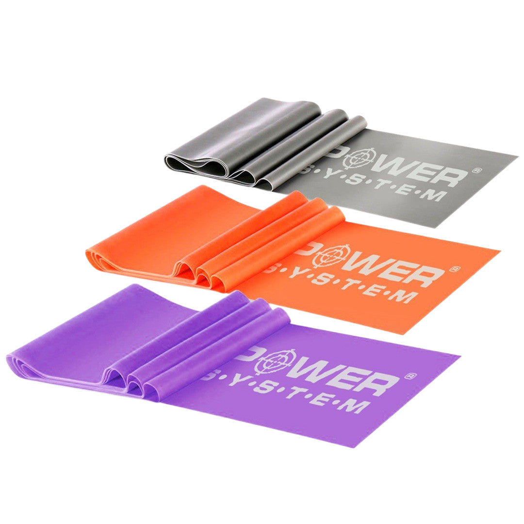 Стрічка-еспандер для спорту та реабілітації Power System PS-4007 Resistance Band Set 3шт.