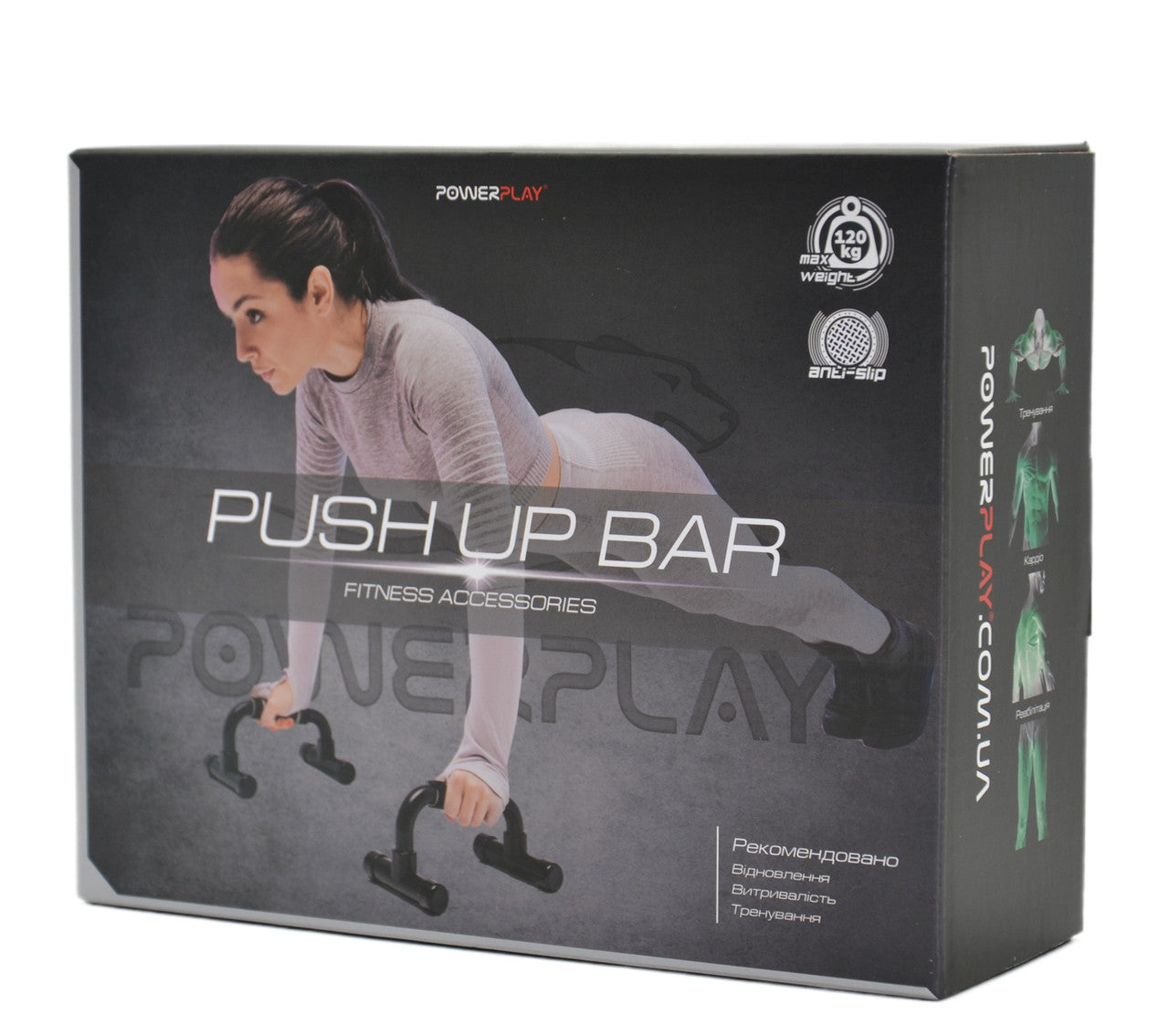 Упори для віджимань PowerPlay 4316 Push Up Bars пластикові (Скошені)