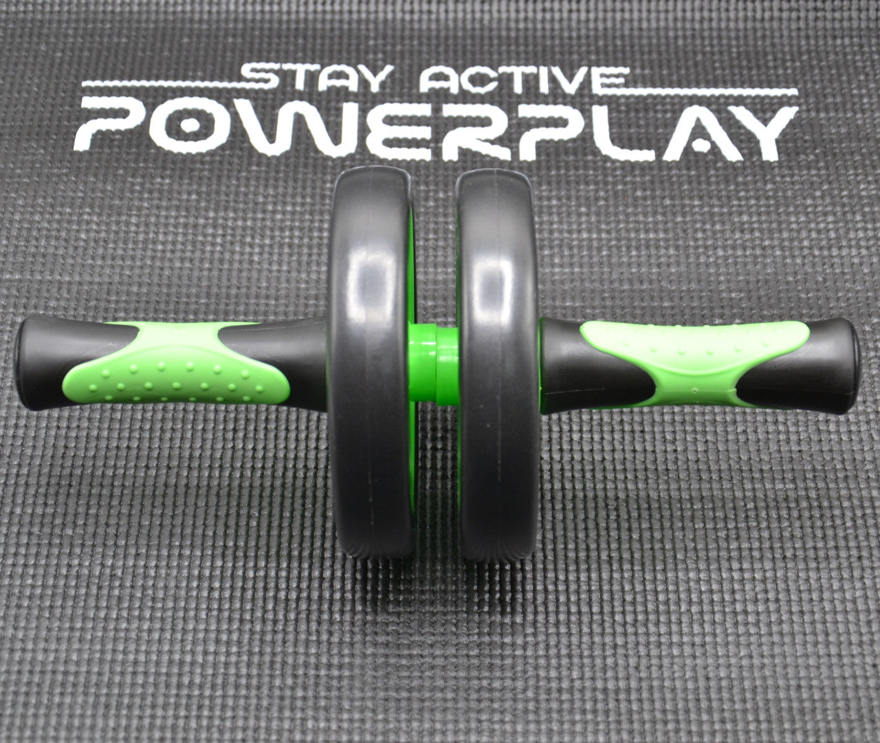 Колесо для преса подвійне PowerPlay 4327 Dual-Core Ab Wheel  Чорно-червоне