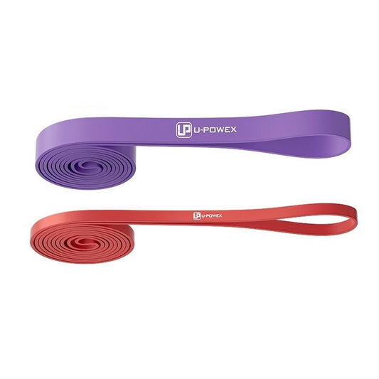 Резинові петлі для тренувань U-POWEX UP_1072 Power Band набір 2шт. Red/Purple (4,5-39kg)