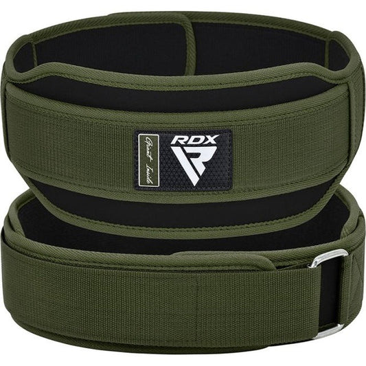 Пояс для важкої атлетики RDX RX5 Double Belt неопреновий Army Green S