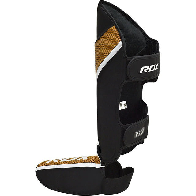 Захист гомілки та стопи RDX SHIN INSTEP AURA PLUS T-17 Black Golden M