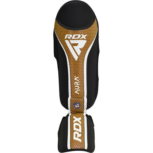 Захист гомілки та стопи RDX SHIN INSTEP AURA PLUS T-17 Black Golden M