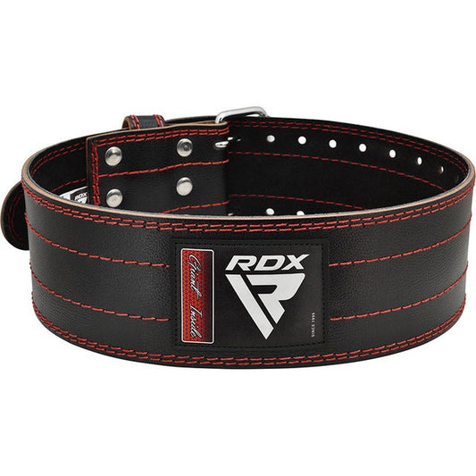 Пояс для пауерліфтингу RDX RD1 шкіряний Red XL