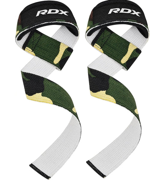 Лямки для тяги RDX W1 Gym Single Strap Camo Green Plus