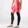 Женские лосины для спорта Virus США L Черно-розовые (ECO33) - sportprotection 