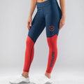 Лосины для фитнеса Virus XS, M Сине-красные (EAU21.5) - sportprotection 