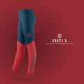 Лосины для фитнеса Virus XS, M Сине-красные (EAU21.5) - sportprotection 