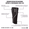 Жіночі гетри для присідань Rehband 116206 Black (5 мм)