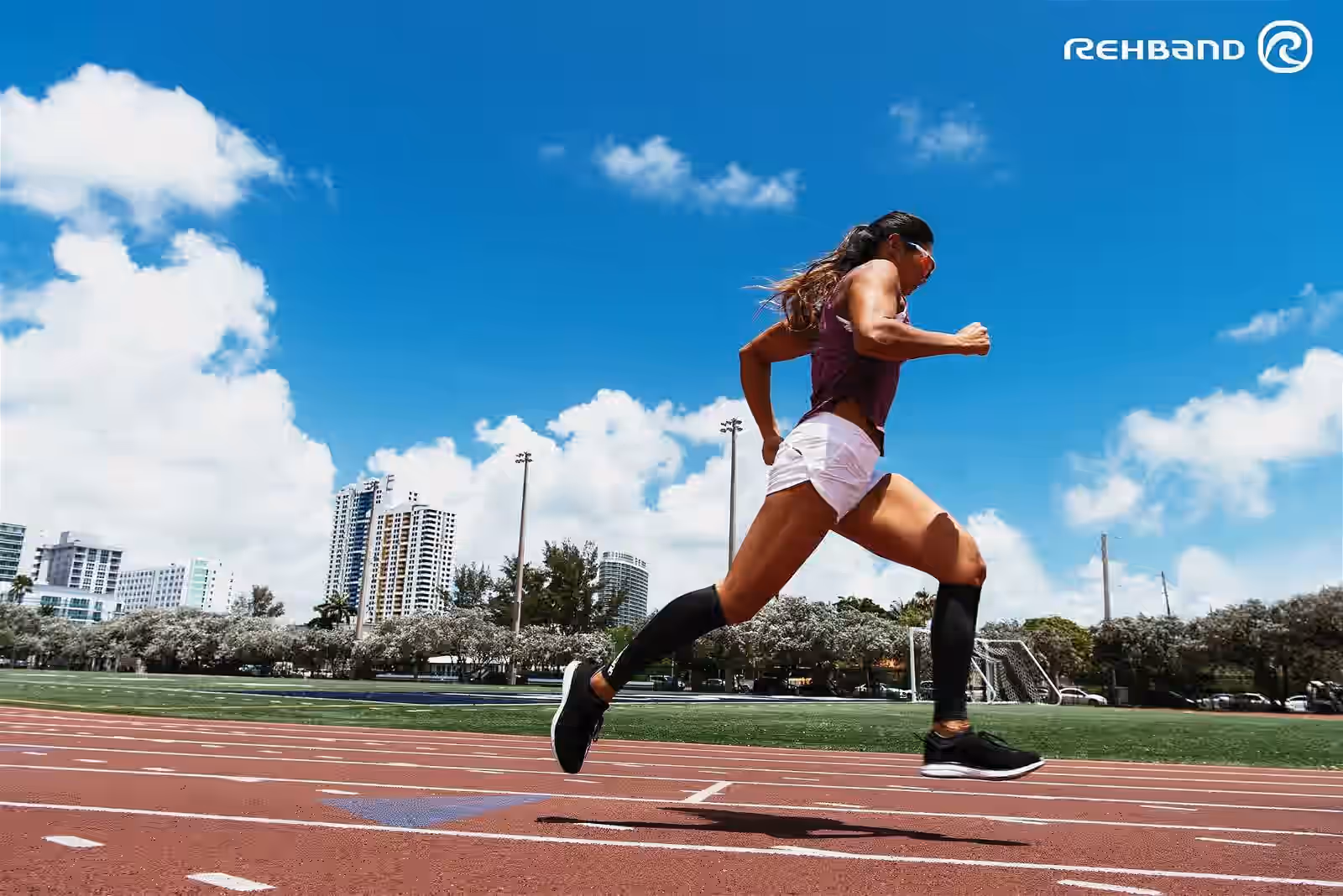 Компресійні гетри для марафону Rehband 716006 (ціна за пару)