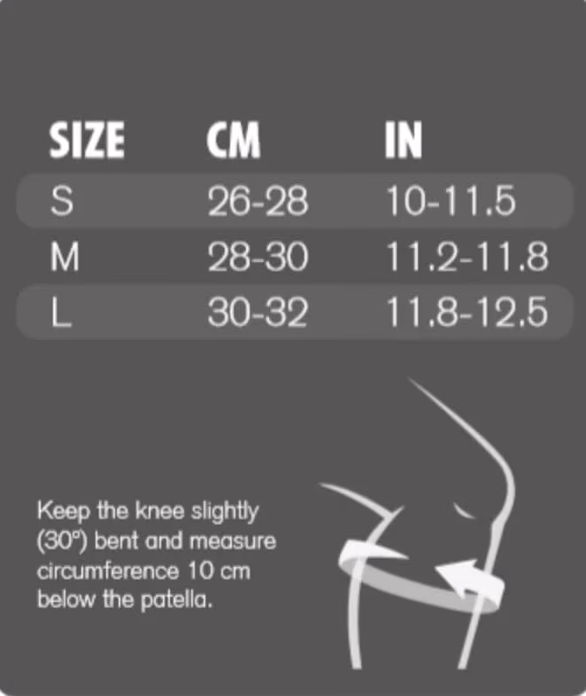 наколінники Rehband 105306-51 - розмірна сітка