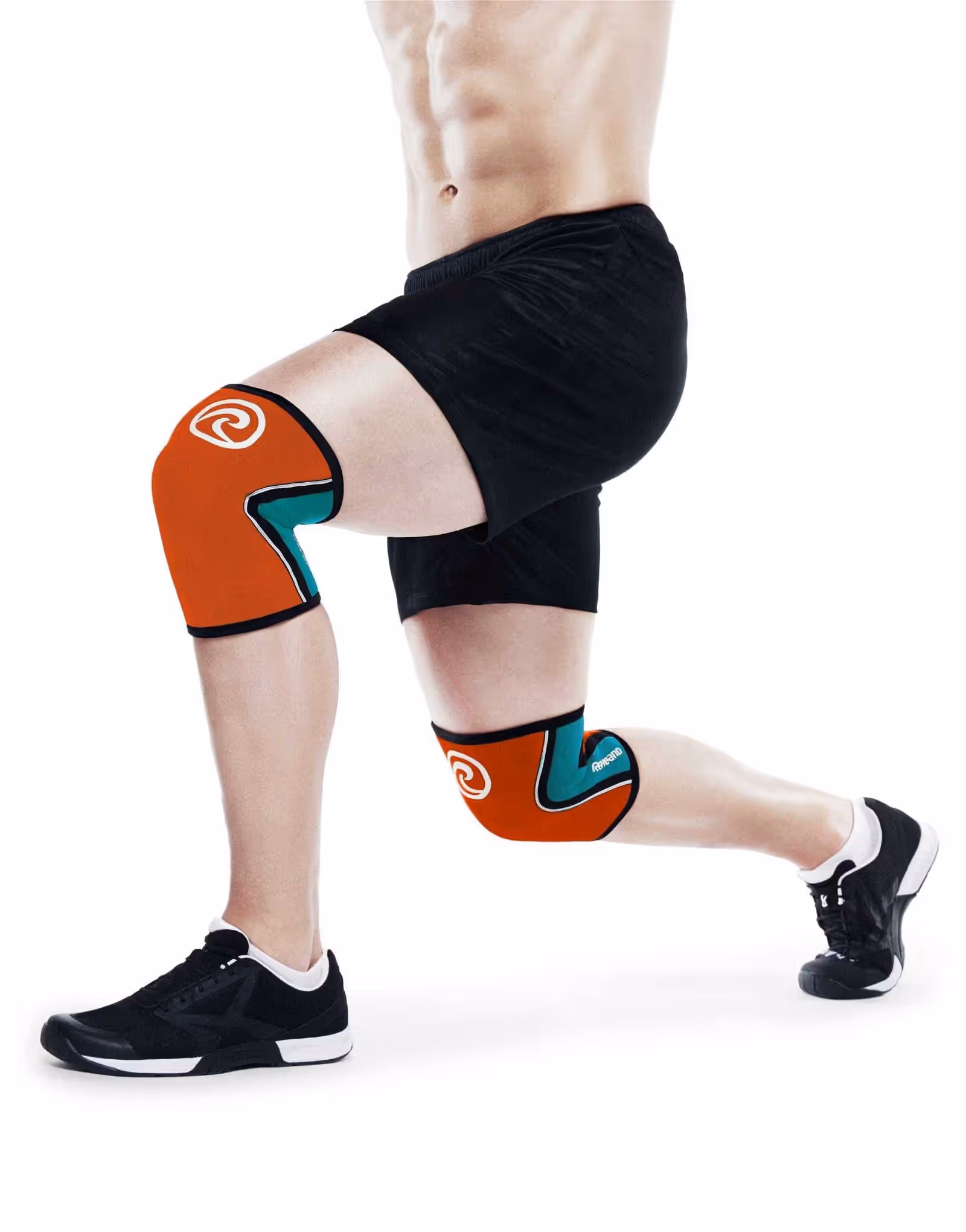 бандаж на коліно Rehband 105313 на спортсмені