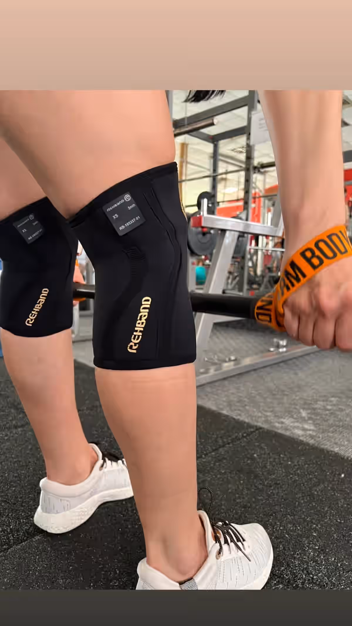 наколінники для присідань Rehband 105337