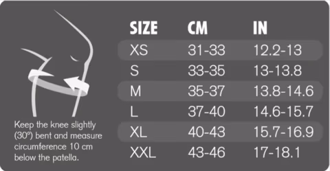 наколінники Rehband 105909 на спортсмені