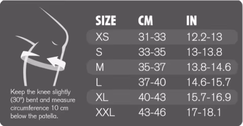 наколінники Rehband 6903 на спортсмені