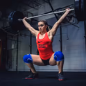 неопренові наколінники Rehband 7084 — крупний план логотипа