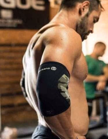 Налокітники 5мм для важкої атлетики купити Київ Rehband 102331 (5 мм)