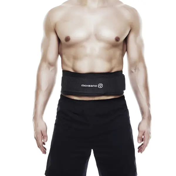 Пояс для кросфіту Rehband X-RX 133306 — вид спереду, застібка Velcro