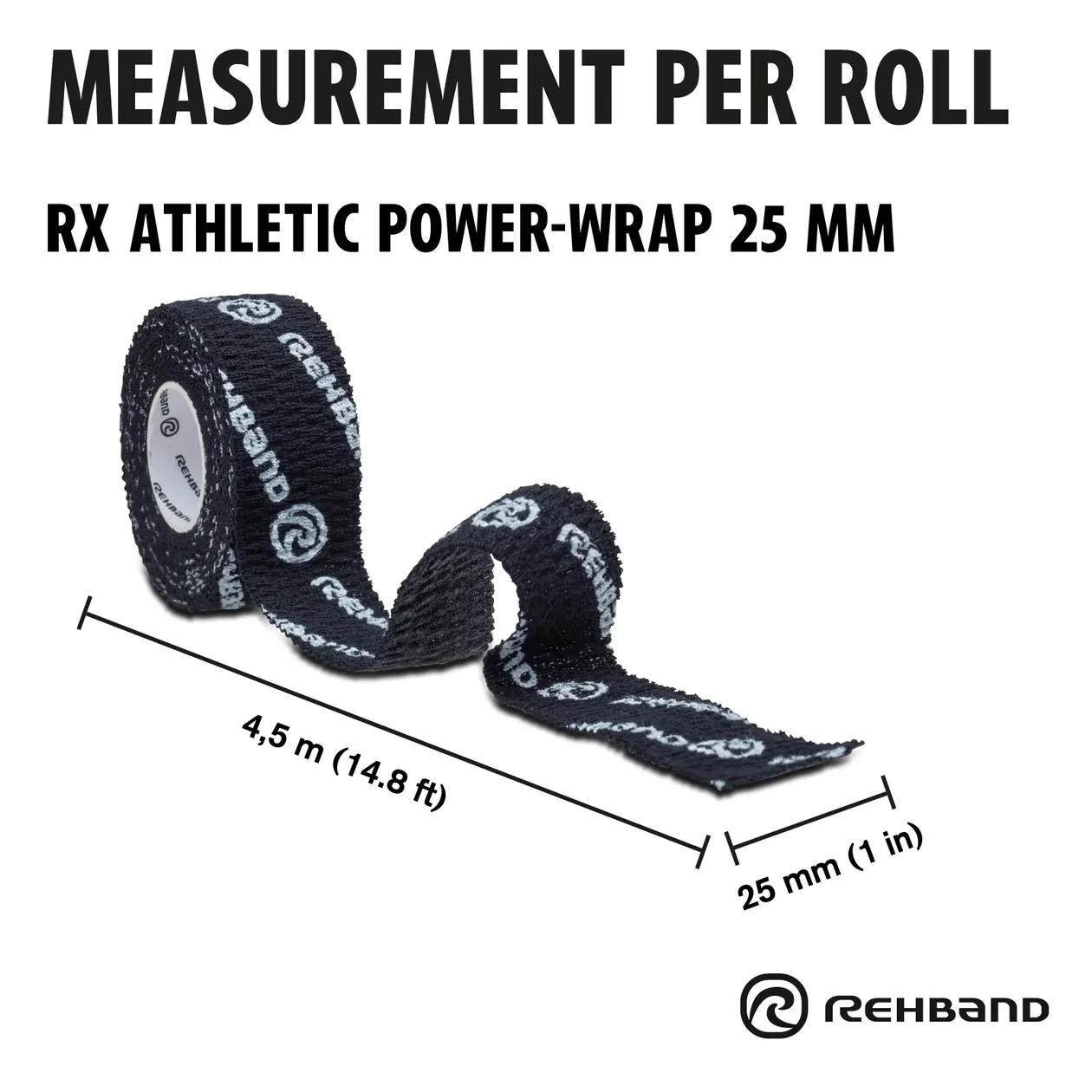 Спортивний тейп для важкої атлетики Rehband 018146
